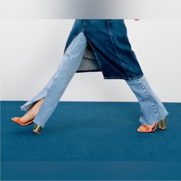 NWOT Zara Methacrylate Sandels - Picture 5 of 5